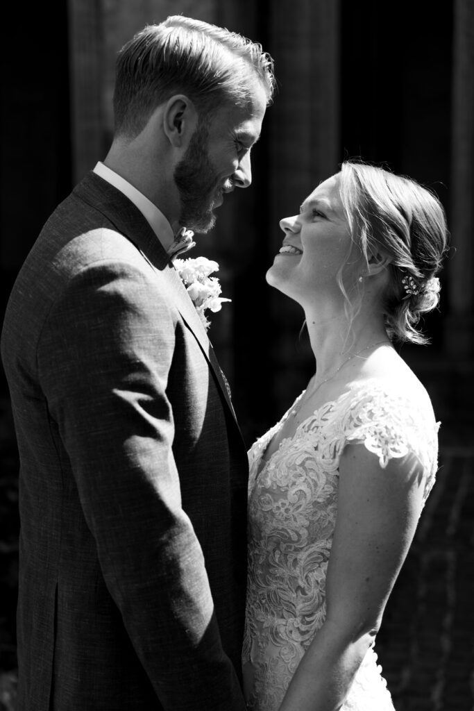 trouwfotografie zwart wit close-up utrecht